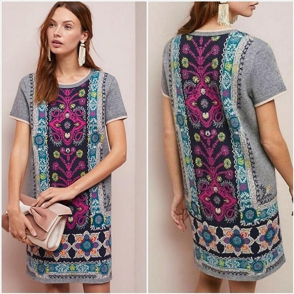 Anthropologie x Akemi Kin Kaleidoscope Sweater Dress - Picture 12 of 13